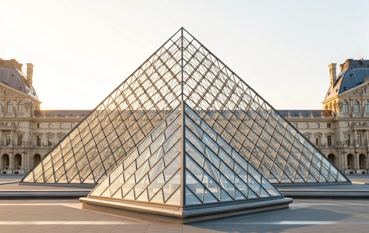 Louvre Pyramid Entrance